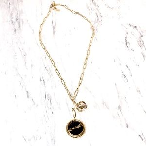 Akola strength chain crystal necklace